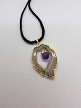 Load image into Gallery viewer, Geode Dangle Point Window Decoration-Brings you luck.